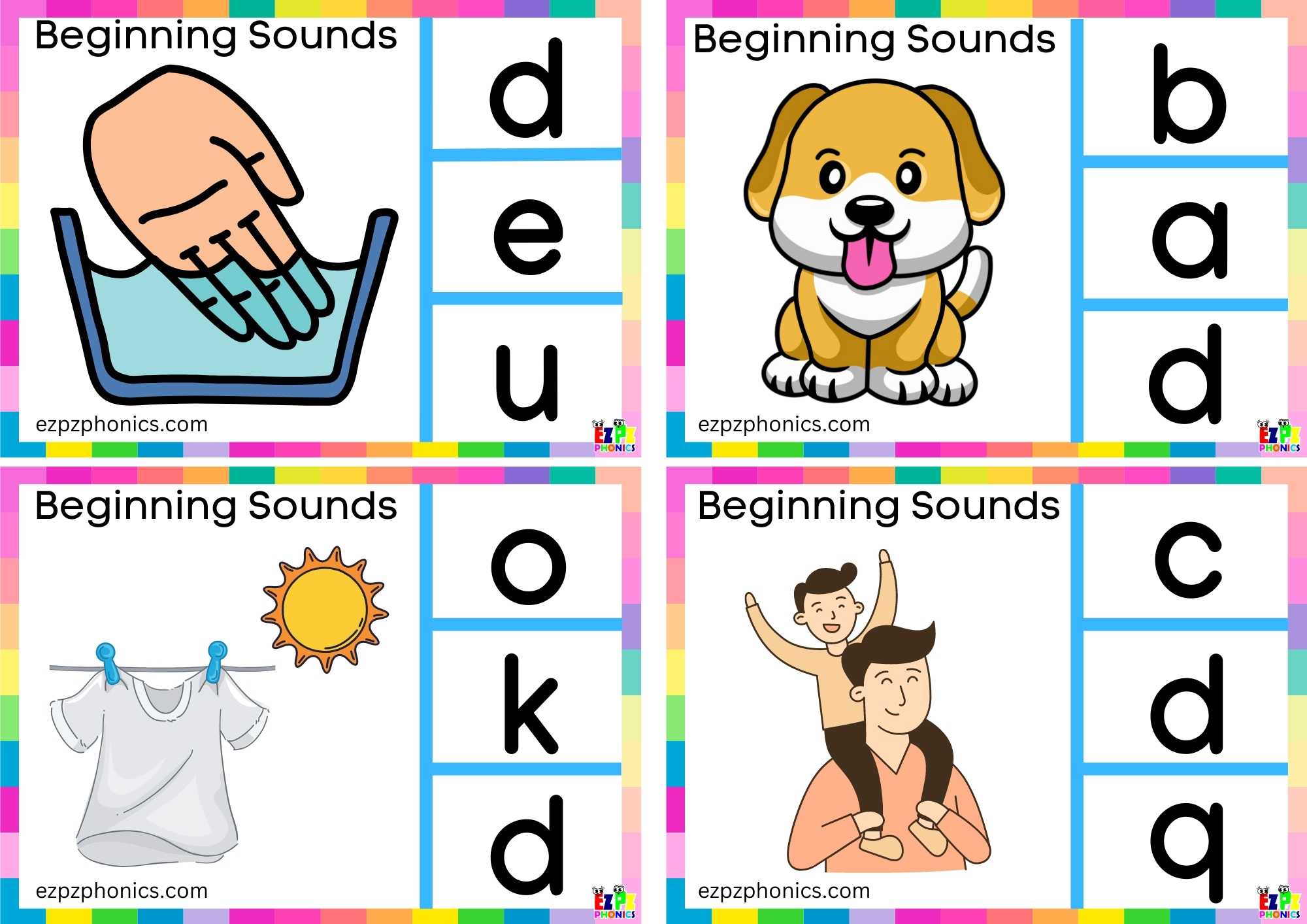 Letter D Look At The Image  And Clip The Correct Letter Clip Card 1